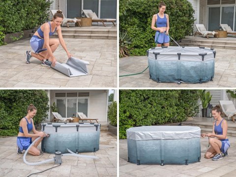 Bestway Zestaw Zbiornik do MORSOWANIA Glacial Dip + pompa 150x90cm 6002N Bestway Zestaw Zbiornik do MORSOWANIA Glacial Dip + pompa 150x90cm 6002N
