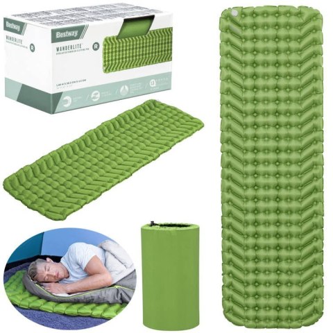 Bestway materac karimata pod śpiwór WanderLite 188 x 58,5 x 6,5 cm 69615 Bestway materac karimata pod śpiwór WanderLite 188 x 58,5 x 6,5 cm 69615
