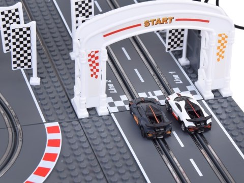 Bugatti Wyścigowy Tor z Klocków 2 Auta na Pilota! Super zabawa RC0664 Bugatti Wyścigowy Tor z Klocków 2 Auta na Pilota! Super zabawa RC0664