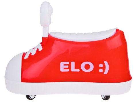 Czerwony TRAMPEK Elo :) - JEŹDZIK but Super-obrotowy + muzyka SP0813 Czerwony TRAMPEK Elo :) - JEŹDZIK but Super-obrotowy + muzyka SP0813