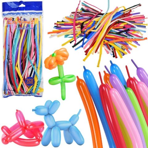 Długie Kolorowe Balony do modelowania dekoracji zabawy 100szt ZA5565 Długie Kolorowe Balony do modelowania dekoracji zabawy 100szt ZA5565