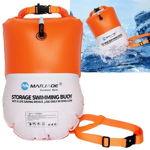 Dmuchana Bojka Asekuracyjna do Pływania Suchy Dry Bag torba 10L SP0827 Dmuchana Bojka Asekuracyjna do Pływania Suchy Dry Bag torba 10L SP0827