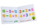 Drewniana TABLICA magnetyczno kredowa + akc TA0072