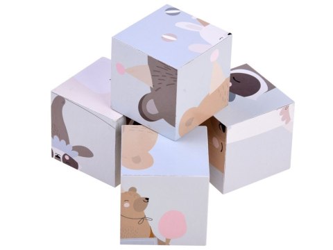Drewniane Klocki puzzle zwierzątka obrazki ZA4114 Drewniane Klocki puzzle zwierzątka obrazki ZA4114