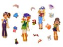 Drewniane Puzzle magnetyczne Ubranka Moda stylizacje 4 modelki ZA4807