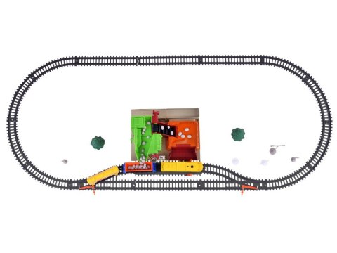 Duża Kolejka elektryczna pociąg kamieniołom trasa 320cm RC0627 Duża Kolejka elektryczna pociąg kamieniołom trasa 320cm RC0627