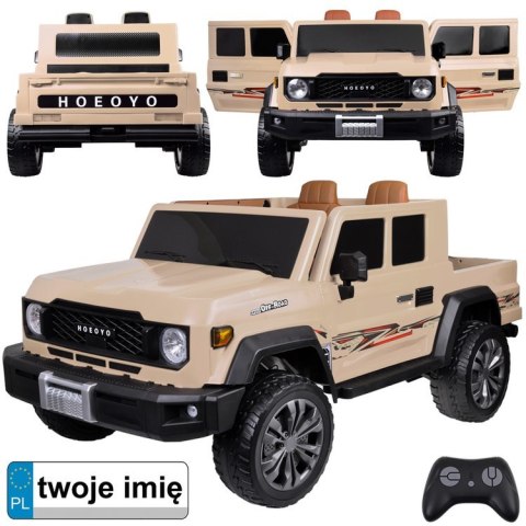 Duże auto PICKUP na akumulator elektryczne dla dzieci 2os 4x4 paka PA0329 Duże auto PICKUP na akumulator elektryczne dla dzieci 2os 4x4 paka PA0329