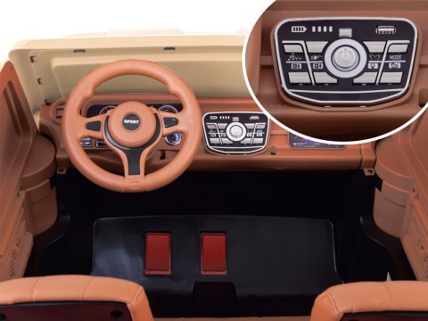 Duże auto PICKUP na akumulator elektryczne dla dzieci 2os 4x4 paka PA0329 Duże auto PICKUP na akumulator elektryczne dla dzieci 2os 4x4 paka PA0329