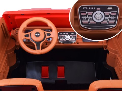 Duże auto PICKUP na akumulator elektryczne dla dzieci 2os 4x4 paka PA0329 Duże auto PICKUP na akumulator elektryczne dla dzieci 2os 4x4 paka PA0329