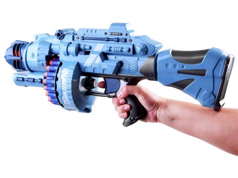 Duży Pistolet wyrzutnia BLASTER piankowe naboje 40 szt ZA3796 Duży Pistolet wyrzutnia BLASTER piankowe naboje 40 szt ZA3796