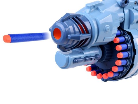 Duży Pistolet wyrzutnia BLASTER piankowe naboje 40 szt ZA3796 Duży Pistolet wyrzutnia BLASTER piankowe naboje 40 szt ZA3796