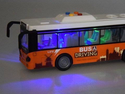 Duży autobus dźwięki światła otwierane drzwi 1:16 ZA4634 Duży autobus dźwięki światła otwierane drzwi 1:16 ZA4634