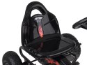 Duży gokart na pedały regulowane siedzisko pompowane koła SP0839
