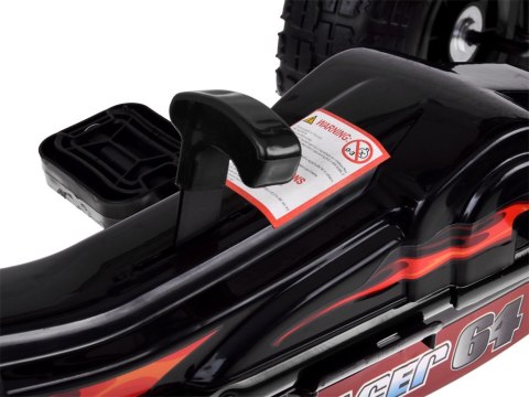 Duży gokart na pedały regulowane siedzisko pompowane koła SP0839 Duży gokart na pedały regulowane siedzisko pompowane koła SP0839