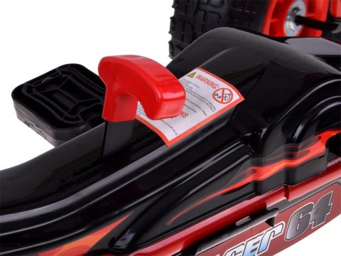 Duży gokart na pedały regulowane siedzisko pompowane koła SP0839 Duży gokart na pedały regulowane siedzisko pompowane koła SP0839