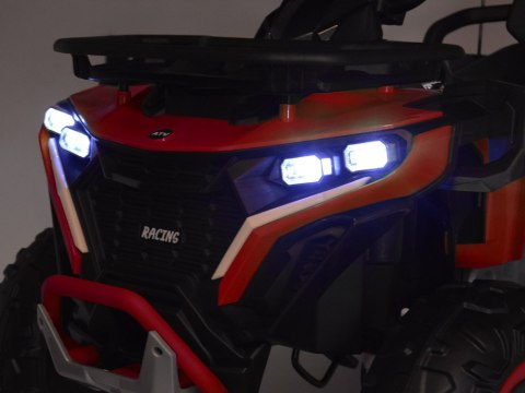 Duży quad na akumulator dla dziecka 4x4 PA0328 czerwony Duży quad na akumulator dla dziecka 4x4 PA0328 czerwony