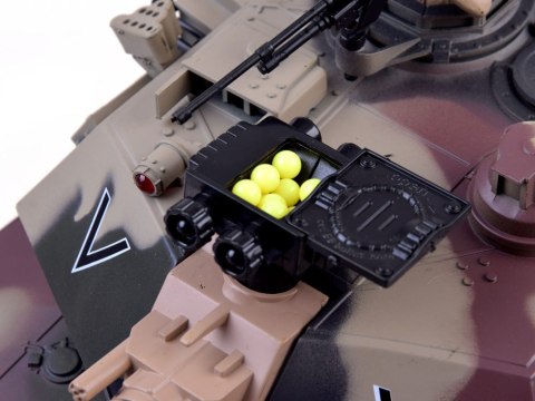 Duży zdalnie sterowany CZOŁG US M1A2 na pilota strzela 1:18 RC0252MO Duży zdalnie sterowany CZOŁG US M1A2 na pilota strzela 1:18 RC0252MO