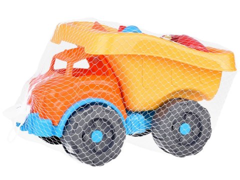 Duży zestaw Auto Wywrotka do piasku, foremki, łopatka, grabki ZA5076 Duży zestaw Auto Wywrotka do piasku, foremki, łopatka, grabki ZA5076