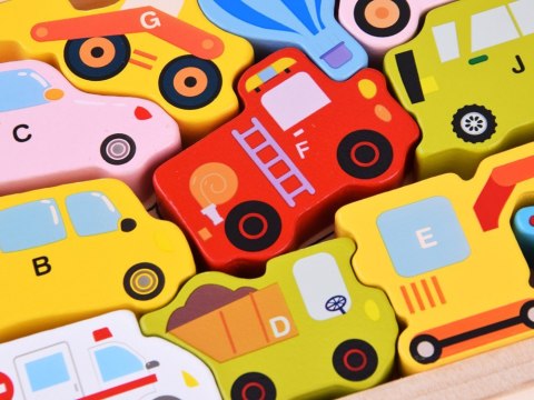 Duży zestaw POJAZDY 27ele alfabet literki Puzzle drewniane ZA4747 Duży zestaw POJAZDY 27ele alfabet literki Puzzle drewniane ZA4747