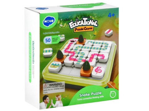 Edukacyjna gra logiczna Wąż układanka GR0598 Edukacyjna gra logiczna Wąż układanka GR0598