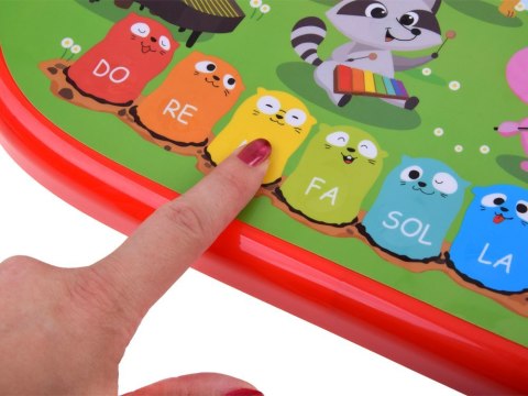 Edukacyjne interaktywne organki ze zwierzątkami odgłosy melodie ZA5955 Edukacyjne interaktywne organki ze zwierzątkami odgłosy melodie ZA5955