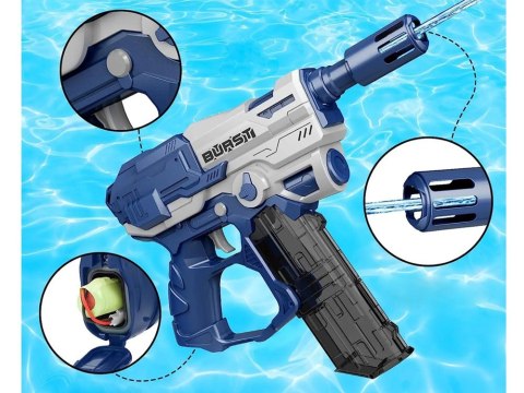 Elektryczny Pistolet na wodę sikawka z dalekim zasięgiem zasięg 9m ZA4959 Elektryczny Pistolet na wodę sikawka z dalekim zasięgiem zasięg 9m ZA4959