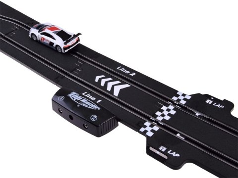 Elektryczny tor rajdowy wyścigowy samochodowy 2 auta AUDI 4,5m RC0619 Elektryczny tor rajdowy wyścigowy samochodowy 2 auta AUDI 4,5m RC0619