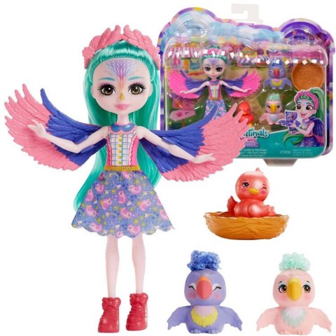Enchantimals Lalka Filia Finch i sympatyczna rodzinka papuszek ZA5089 Enchantimals Lalka Filia Finch i sympatyczna rodzinka papuszek ZA5089