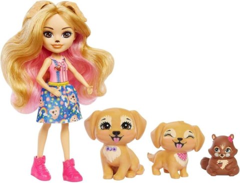 Enchantimals Lalka Golden Retriever figurki szczeniaków wiewiórka ZA5088 Enchantimals Lalka Golden Retriever figurki szczeniaków wiewiórka ZA5088