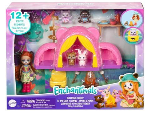 Enchantimals zestaw wycieczka pod namiot kemping lalka miś ZA5995 Enchantimals zestaw wycieczka pod namiot kemping lalka miś ZA5995