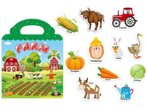 Farma Album z Naklejkami Zwierzęta Warzywa naklejki ZA4764 Farma Album z Naklejkami Zwierzęta Warzywa naklejki ZA4764