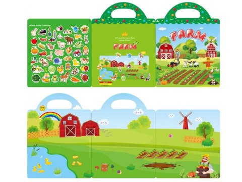 Farma Album z Naklejkami Zwierzęta Warzywa naklejki ZA4764 Farma Album z Naklejkami Zwierzęta Warzywa naklejki ZA4764