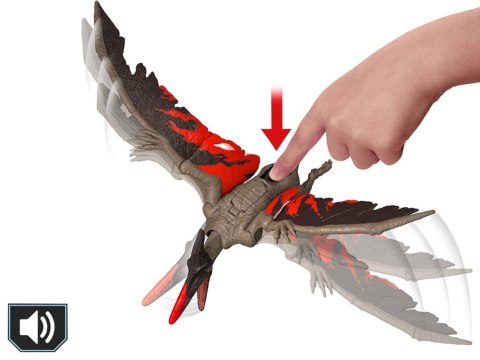 Figurka Dinozaur Pteranodon Jurassic World dźwięk ruchome elementy ZA6059 Figurka Dinozaur Pteranodon Jurassic World dźwięk ruchome elementy ZA6059