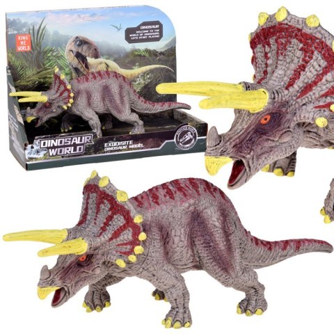 Figurka dinozaur Triceratopts, zabawki gumowe dla dzieci ZA5192 Figurka dinozaur Triceratopts, zabawki gumowe dla dzieci ZA5192