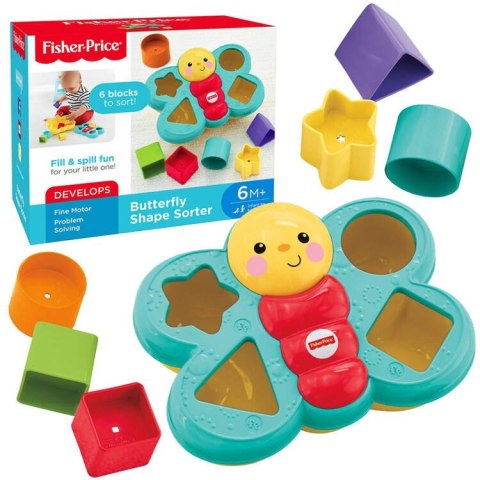Fisher-Price Kolorowy motyl Sorter klocki ZA3627 Fisher-Price Kolorowy motyl Sorter klocki ZA3627