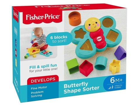 Fisher-Price Kolorowy motyl Sorter klocki ZA3627 Fisher-Price Kolorowy motyl Sorter klocki ZA3627