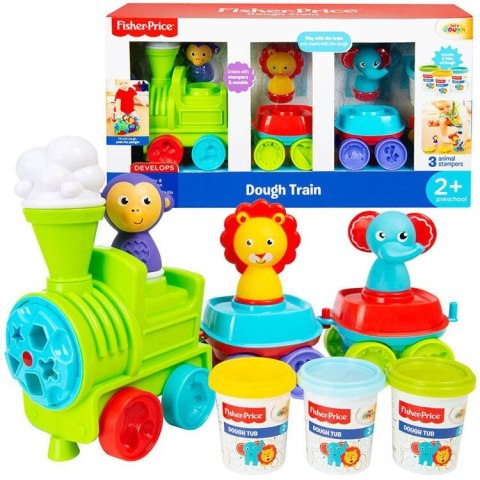 Fisher Price Pociąg masa plastyczna 3 kol. ZA3619 Fisher Price Pociąg masa plastyczna 3 kol. ZA3619