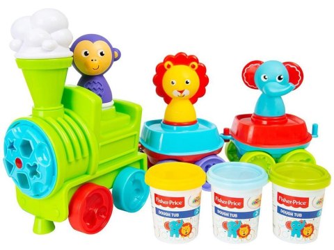 Fisher Price Pociąg masa plastyczna 3 kol. ZA3619 Fisher Price Pociąg masa plastyczna 3 kol. ZA3619