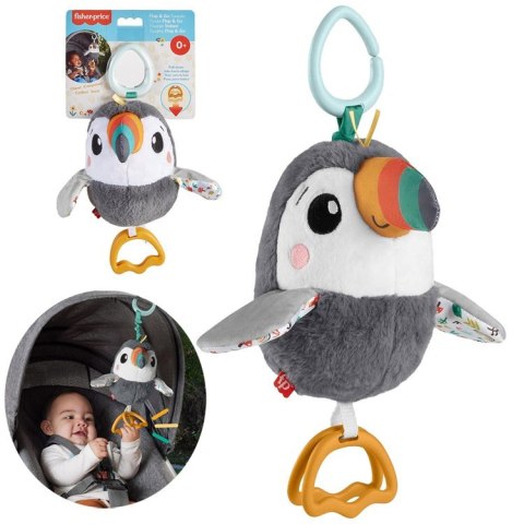 Fisher-Price zawieszka grzechotka Tukan macha skrzydłami ZA6034 Fisher-Price zawieszka grzechotka Tukan macha skrzydłami ZA6034