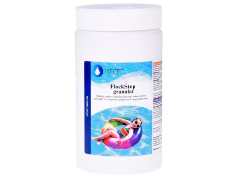 Flockstop granulat do koagulacji wody w basenie 1KG koagulat BA0574 Flockstop granulat do koagulacji wody w basenie 1KG koagulat BA0574