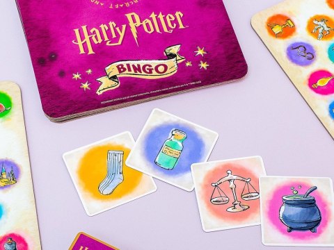 Gra Bingo Harry Potter gra towarzyska dla fanów przygód Hogwartu GR0671 Gra Bingo Harry Potter gra towarzyska dla fanów przygód Hogwartu GR0671