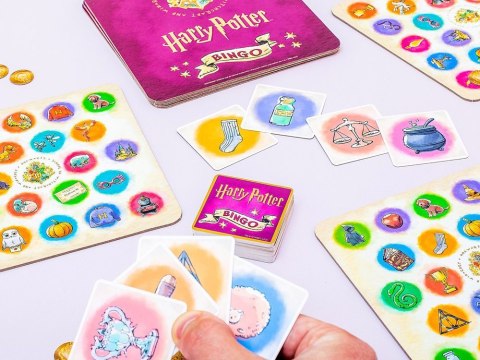 Gra Bingo Harry Potter gra towarzyska dla fanów przygód Hogwartu GR0671 Gra Bingo Harry Potter gra towarzyska dla fanów przygód Hogwartu GR0671