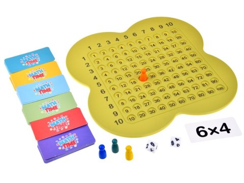 Gra edukacyjna matematyczna tablica do nauki tabliczka mnożenia GR0619 Gra edukacyjna matematyczna tablica do nauki tabliczka mnożenia GR0619