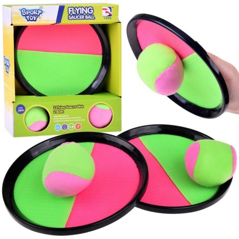 Gra paletki tarcze na rzepy CatchBall 2 x piłka SP0747 Gra paletki tarcze na rzepy CatchBall 2 x piłka SP0747