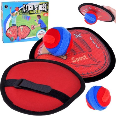 Gra sportowa Catchball zestaw 2 x Tarcza + 2 piłki Idealna zabawa SP0829 Gra sportowa Catchball zestaw 2 x Tarcza + 2 piłki Idealna zabawa SP0829