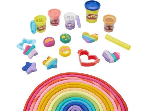 Hasbro Ciastolina brokatowa Play-Doh 21 kolorów + foremki ZA5120 Hasbro Ciastolina brokatowa Play-Doh 21 kolorów + foremki ZA5120