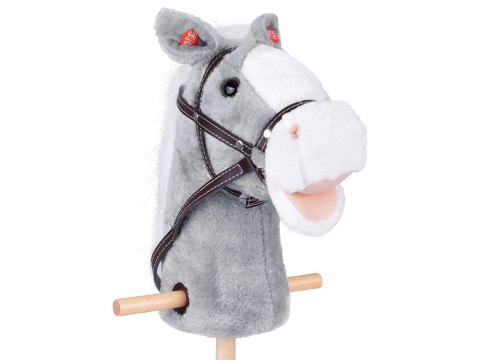 Hobby Horse Koń na patyku Dźwięk galopu i rżenia + ruchomy pysk ZA5442 Hobby Horse Koń na patyku Dźwięk galopu i rżenia + ruchomy pysk ZA5442