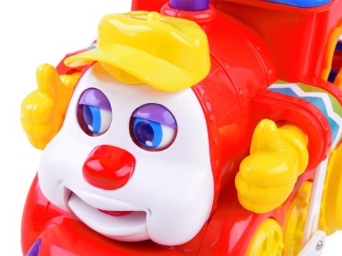 Interaktywna LOKOMOTYWA Sorter + kolorowe klocki Muzyka + światło ZA0104 Interaktywna LOKOMOTYWA Sorter + kolorowe klocki Muzyka + światło ZA0104