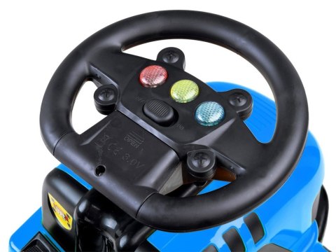Jeździk TRAKTOR z przyczepą melodie akces ZA3746 Jeździk TRAKTOR z przyczepą melodie akces ZA3746
