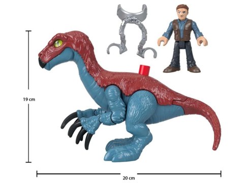 Jurassic World zestaw Imaginext figurki Therizinosaurus + Owen ZA5096 Jurassic World zestaw Imaginext figurki Therizinosaurus + Owen ZA5096